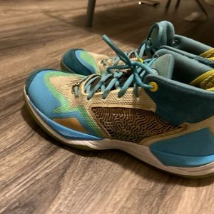 Nike basketball shoes, multi colored